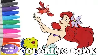 Disney Princess Ariel Coloring Book Pages The Little Mermaid Princess Ariel Coloring Pages Kids Art