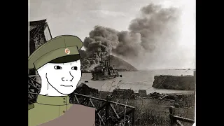 "On the hills of Manchuria" but you're in the besieged Port Arthur