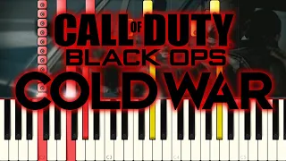 Black Ops Cold War Menu Music Theme Song [Piano Tutorial]