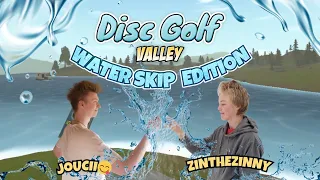 CRAZY Disc Golf Valley WATER SKIP Aces!!?!