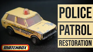 MATCHBOX ROLAMATICS restoration: 20E Police Patrol Range Rover