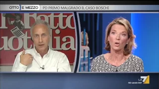 Travaglio alla giornalista Fusani: Mi lascia parlare ... ma chi è lei? L'Avv. difensore