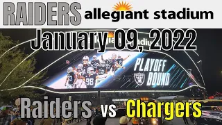 Las Vegas Raiders vs Los Angeles Chargers Gameday 01 09 2022