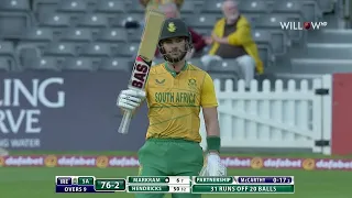 Reeza Hendricks 74 runs vs Ireland | Ireland vs South Africa | 1st T20I, Ireland vs South Africa