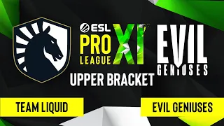 CS:GO - Team Liquid vs. Evil Geniuses [Nuke] Map 1 - ESL Pro League Season 11 - Upper Bracket Final