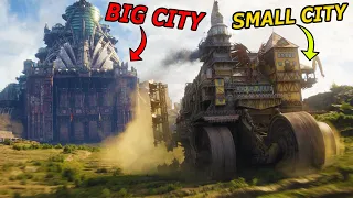 World Where Large Cities Consume Smaller Cities!