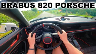 BRABUS 820HP Porsche Turbo S [POV DRIVE Germany]