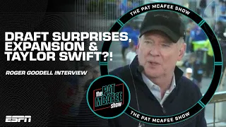 Roger Goodell talks NFL expansion, Draft surprises & Taylor Swift?! 🙌 | The Pat McAfee Show