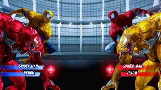 Yellow Spider-Man & Red Venom vs Red Spider-Man & Yellow Venom (Hardest) Marvel vs Capcom Infinite