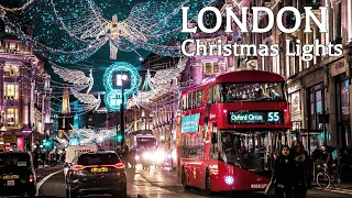 London's Christmas Lights and Markets: The Ultimate Walking Tour in 4k 🇬🇧