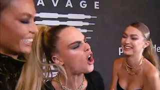 Watch Gigi Hadid and Joan Smalls Hilariously SCARE Cara Delevingne (Exclusive)