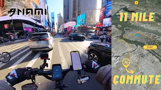 Full NYC Commute Experience- Spring Time Rush! | Nami Klima Max eScooter POV [4k]