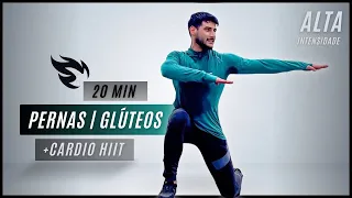 Cardio HIIT com Foco nas PERNAS e Glúteos | ALTA INTENSIDADE 🔥 | sem equipamento  | Treino em Casa