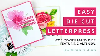 Die Cut Letterpress - Works With Most Dies!