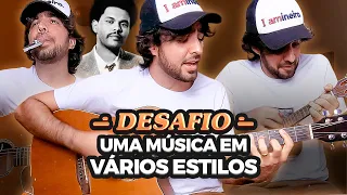 E SE O THE WEEKND TOCASSE PISADINHA? | DESAFIO DOS ESTILOS