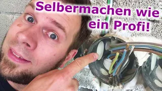 Elektroinstallation selber machen: 22 Tipps zur besseren UP-Installation