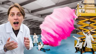 WE MADE THE LARGEST COTTON CANDY IN THE WORLD!