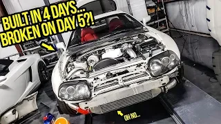 Fixing MAJOR Mistakes I Made During My Crazy 4-Day Toyota Supra Build (OOPS!)