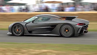 Hypercars Going FLATOUT! - Jesko Absolut, Chiron SS 300+, Huayra R, Venom F5, Zenvo TSR-S, AMG One