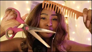 ASMR Combing Aura + Cutting Cords + Reiki Symbols on Chakras