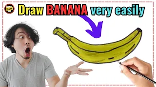 Mastering the Art of BANANA drawing A Step by Step Guide for Kids