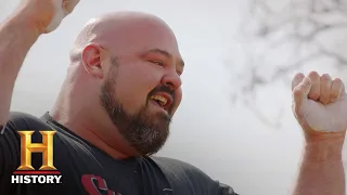 BRIAN SHAW'S WORLD RECORD 733 LB STONE LIFT | The Strongest Man in History | History