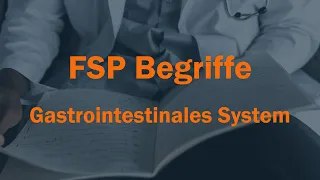 Gastrologie Begriffe für FSP von D. Farhi