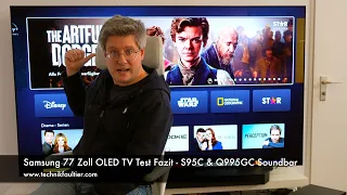 Samsung 77 Zoll OLED TV Test Fazit - S95C & Q995GC Soundbar