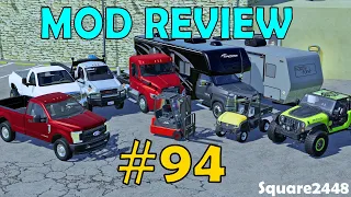 Farming Simulator 19 Mod Review #94 Toy Haulers, 2019 Ford, Forklift, GMC Topkick & More!