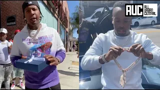 MoneyBagg Yo Blesses Yo Gotti With A $500K Bread Gang Chain For Believing In Him Since Day 1