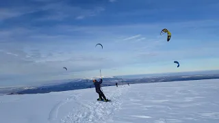Snow Kite in Rila