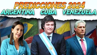 ESTO VIENE EN EL 2024 PARA AREGNTINA,CUBA Y VENEZUELA | PREDICCIONES 2024 LATINOAMERICA |TAROT|