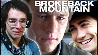 FIRST TIME WATCHING "Brokeback Mountain" and crying...