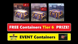 Containers with tanks - Can we win premium tank? - WOT Blitz 6 years event! Containers Opening!