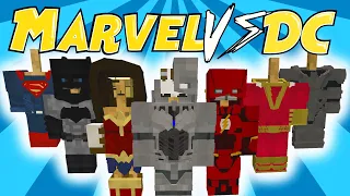 Minecraft Superhero Mod - Marvel vs DC (DC Showcase)