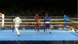 Oscar Negrete rd 1 Boxeo Colombiano