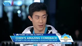 Nathan Chen Today Show Olympic Interview | LIVE 2-17-18