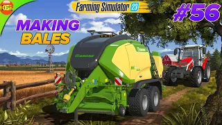 Making Straw Bales and Selling at Animals Dealership | Farming Simulator 23 Amberstone #56