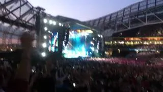 The Script and Tinie Tempah Written in the Stars 2/7/2011 Dublin Aviva Stadium