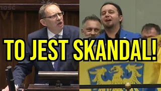 KONFEDERACI ZAGŁUSZANI PRZEZ KOHUTA W SEJMIE, A MARSZAŁEK UDAJE, ŻE NIE SŁYSZY!