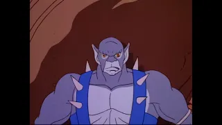 Lion-O vs Panthro in the Trial of Strength - Thundercats