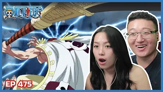 WHITEBEARD VS NAVY HQ! | One Piece Episode 475 Couples Reaction & Discussion