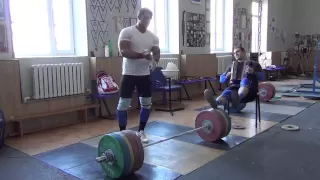 Klokov Dmitry clean 215 kg  3.07.2013