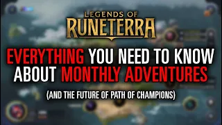 EVERYTHING you NEED TO KNOW on MONTHLY ADVENTURES | Path of Champions 2.0