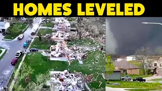 3  Tornadoes Strike in Nebraska and Iowa, Destroying Homes