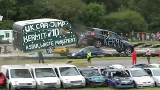 Angmering oval raceway car jump 30th August 2021