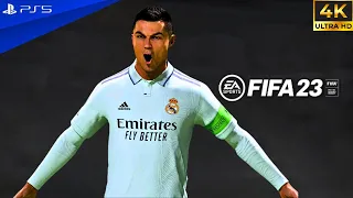 Real Madrid Vs Barcelona | Ft. Cristiano Ronaldo vs Messi and Mbappe | FIFA 23 PS5 Gameplay 4K