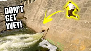 WALL RUN WATER CHALLENGE - DON’T GET WET! 🇪🇸