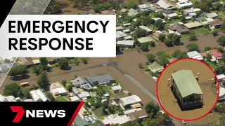 Victorian towns cut off and bracing for a second flood peak | 7 News Australia