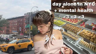 day alone in nyc focusing on my mental health